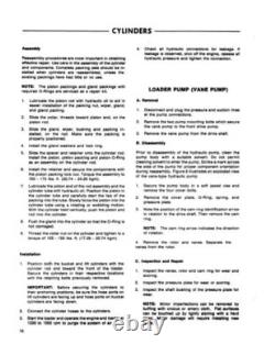 Ford New Holland CL30, CL40 Compact Loader Service Manual Repair Shop Book