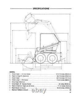 Ford New Holland CL30, CL40 Compact Loader Service Manual Repair Shop Book