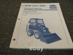 Ford New Holland L250 L255 Skid Steer Loader Owner Operator Manual User Guide