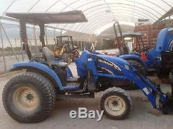 Ford New Holland TC40 Farm Tractor with Loader 40HP in Working Conditions