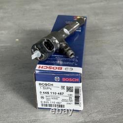 Fuel Injector 0445110457 5801376566 for CASE New Holland Tractor Loader F5H 3.4L