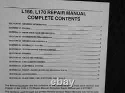 GENUINE New Holland L160 L170 Skid Steer Loader Tractor Service Repair Manual