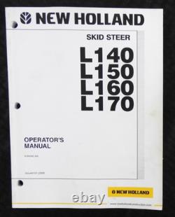 GENUINE New Holland L160 L170 Skid Steer Loader Tractor Service Repair Manual