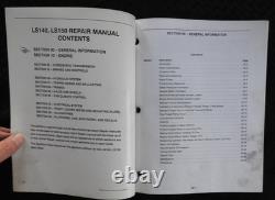 GENUINE New Holland LS140 LS150 Skid Steer Loader Workshop Service Repair Manual