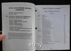 GENUINE New Holland LS140 LS150 Skid Steer Loader Workshop Service Repair Manual