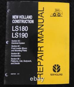 GENUINE New Holland LS180 LS190 Skid Steer Loader Workshop Service Repair Manual
