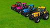 Giant Loader Of Colors Transport Challenger U0026 Fendt U0026 New Holland U0026 Claas Tractors Fs22