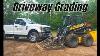Grading A Gravel Driveway With The Land Plane 2018 New Holland L220 Skid Loader
