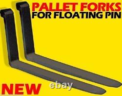 JCB 2.25 Pin Tractor Loader/Backhoe Replacement Forks For Floating Pin 2X5X60