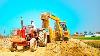 Jcb 3dx Eco Backhoe Loader Machine Loading Mud In Mahindra Tractor Jcb Video