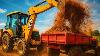 Jcb 3dx Xpert Loading Mud Trolley Tractors Swaraj Tata Tippers Thar New Holland 3630 Tractor Truck