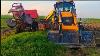 Jcb 3dx Xpert Machine Loading Mud Tractor S Mahindra Tractor And New Holland Tractor Trolley