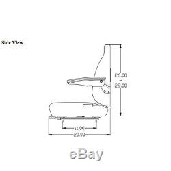 Loader/Backhoe Seat fits in Ford/New Holland 555 655 B110B LB75 LB90 B90B LB115B