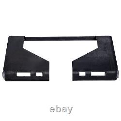 Loader Skid Steer 1/2in Quick-Tach Attachment Mount Plate Trailer-Adapter