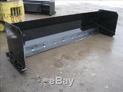 NEW 10' SKID STEER LOADER SNOW BOX PUSHER PLOW BLADE case, cat, john deere holland