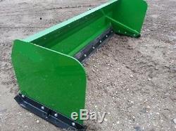 NEW 10' SKID STEER LOADER SNOW BOX PUSHER PLOW BLADE case, cat, john deere holland