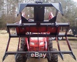 NEW 48 SKID STEER/COMPACT TRACTOR LOADER GRAPPLE ROOT RAKE kabota, new holland