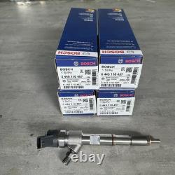 NEW 4PCS 0445110457 Fuel Injector for CASE New Holland Tractor Loader 5801376566