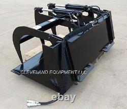 NEW 60 LD GRAPPLE BUCKET ATTACHMENT Skid-Steer Loader Tractor Claw Bobcat 5
