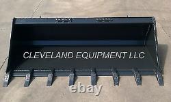 NEW 66 TOOTH BUCKET Low Profile Skid Steer Loader Attachment Teeth Holland Gehl