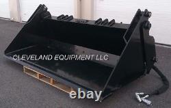 NEW 72 HD 4-IN-1 COMBINATION BUCKET Skid Steer Loader Attachment Holland 6-IN-1
