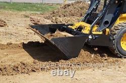 NEW 72 HD 4-IN-1 COMBINATION BUCKET Skid Steer Loader Attachment Holland 6-IN-1