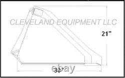 NEW 72 LOW PROFILE TOOTH BUCKET Skidsteer Loader Attachment Industrial Teeth 6