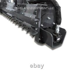 NEW 90 VIRNIG POWER RAKE SOIL CONDITIONER Bobcat Cat Case Skid Steer Loader