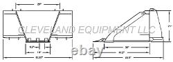 NEW HD STUMP BUCKET ATTACHMENT for Bobcat Skid Steer Loader Tree Digger Shovel