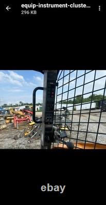 NEW HOLLAND Case Tr340 Skid FORKLIFT 586H USED INSTRUMENT CLUSTER P#47558635