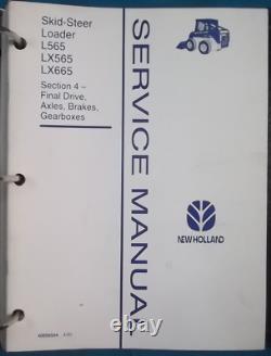 NEW HOLLAND L565 Lx565 LX665 SKID STEER SERVICE SHOP REPAIR MANUAL BOOK OEM