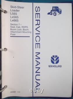 NEW HOLLAND L565 Lx565 LX665 SKID STEER SERVICE SHOP REPAIR MANUAL BOOK OEM