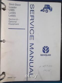 NEW HOLLAND L565 Lx565 LX665 SKID STEER SERVICE SHOP REPAIR MANUAL BOOK OEM