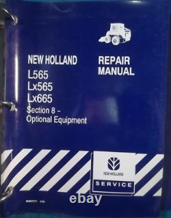 NEW HOLLAND L565 Lx565 LX665 SKID STEER SERVICE SHOP REPAIR MANUAL BOOK OEM