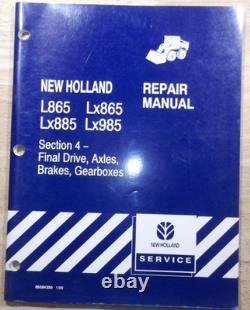 NEW HOLLAND L865 Lx865 Lx885 Lx985 SKID STEER SERVICE REPAIR WORKSHOP MANUAL