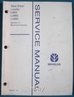 NEW HOLLAND L865 Lx865 Lx885 SKID STEER ELECTRICAL SERVICE REPAIR SHOP MANUAL