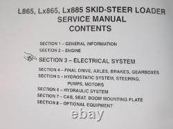 NEW HOLLAND L865 Lx865 Lx885 SKID STEER ELECTRICAL SERVICE REPAIR SHOP MANUAL