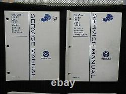 NEW HOLLAND L865 Lx865 Lx885 SKID STEER LOADER SERVICE MANUAL PARTIAL SET ENGINE