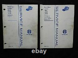 NEW HOLLAND L865 Lx865 Lx885 SKID STEER LOADER SERVICE MANUAL PARTIAL SET ENGINE