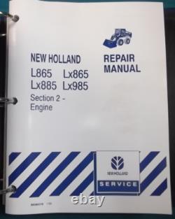 NEW HOLLAND L865 Lx865 Lx885 SKID STEER SERVICE SHOP REPAIR WORKSHOP MANUAL