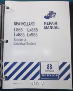 NEW HOLLAND L865 Lx865 Lx885 SKID STEER SERVICE SHOP REPAIR WORKSHOP MANUAL
