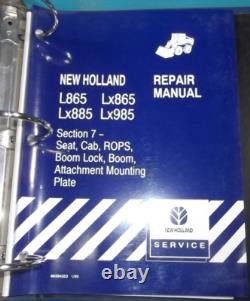 NEW HOLLAND L865 Lx865 Lx885 SKID STEER SERVICE SHOP REPAIR WORKSHOP MANUAL