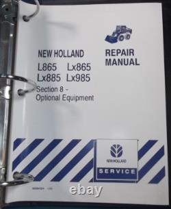 NEW HOLLAND L865 Lx865 Lx885 SKID STEER SERVICE SHOP REPAIR WORKSHOP MANUAL