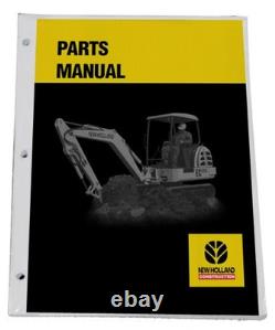 NEW HOLLAND LB110 Backhoe Parts Catalog Manual Part# 6036803400NA