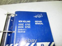 NEW HOLLAND Series E 555 575 655 675 TLB Dealer Shop MANUAL # 40057540
