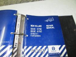 NEW HOLLAND Series E 555 575 655 675 TLB Dealer Shop MANUAL # 40057540