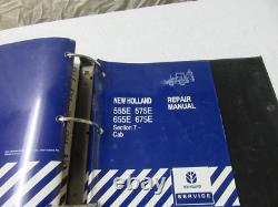 NEW HOLLAND Series E 555 575 655 675 TLB Dealer Shop MANUAL # 40057540
