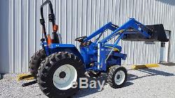 NEW HOLLAND T1510 3 CYLINDER LIQUID COOLED DIESEL With QUICK ATTACH LOADER