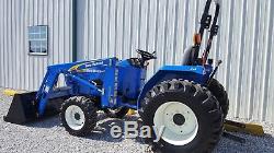 NEW HOLLAND T1510 3 CYLINDER LIQUID COOLED DIESEL With QUICK ATTACH LOADER