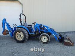 NEW HOLLAND TC35A TRACTOR With LOADER & BACKHOE, 35 HP DIESEL, 1685 HOURS, 4WD